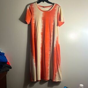 LulaRoe short sleeve dress with pockets